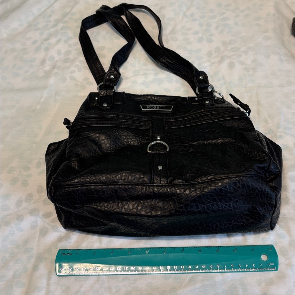 Black Roestti Purse - lots of pockets